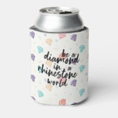 Diamant in einer Kristall-Welt Dosenkühler (Kanne Rückseite)
