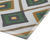 Diamant in Grün Schneidebrett (Ecke)