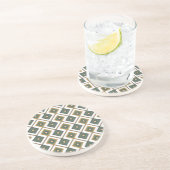 Diamant in Grün Untersetzer (Seite)