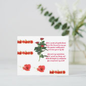 Diamant in meinen Augen Postkarte (Stehend Vorderseite)