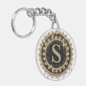 Diamant Initial S Juwel Schmuck Schlüsselanhänger (Vorderseite links)
