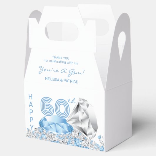 Diamant-Jahrestag Geschenkschachtel (Geöffnet)