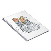 Diamant-Jahrestag Notizblock (Rechte Seite)