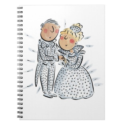 Diamant-Jahrestag Notizblock (Vorderseite)