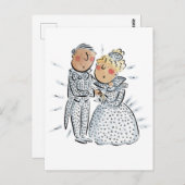 Diamant-Jahrestag Postkarte (Vorne/Hinten)