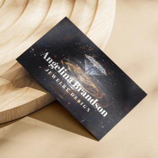 Diamant Jeweler Crystal Jewelry Designer Visitenkarte