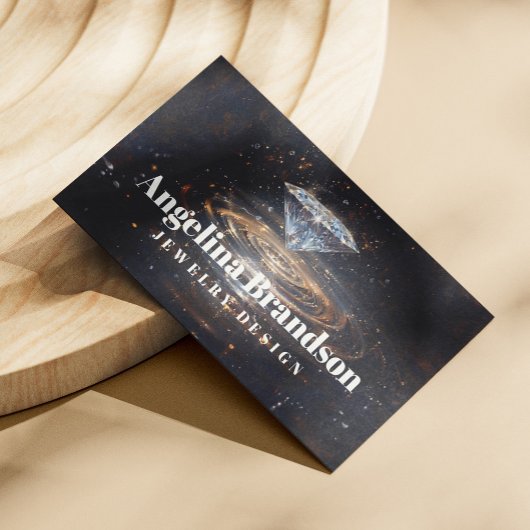 Diamant Jeweler Crystal Jewelry Designer Visitenkarte