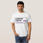 Diamant-Jubiläum-GedenkT - Shirt [Streetsign] (Vorne ganz)