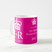 Diamant-Jubiläum-GedenkTasse Kaffeetasse (Vorderseite Links)