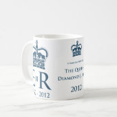 Diamant-Jubiläum-GedenkTasse Kaffeetasse (Vorderseite Links)