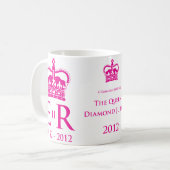 Diamant-Jubiläum-GedenkTasse Kaffeetasse (Vorderseite Links)