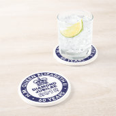 Diamant-Jubiläum-GedenkTassen-Untersetzer Getränkeuntersetzer (Seite)