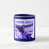 Diamant-JubiläumgedenkTasse Tasse (Zentrum)