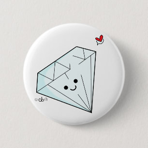 Diamant-Knopf Button