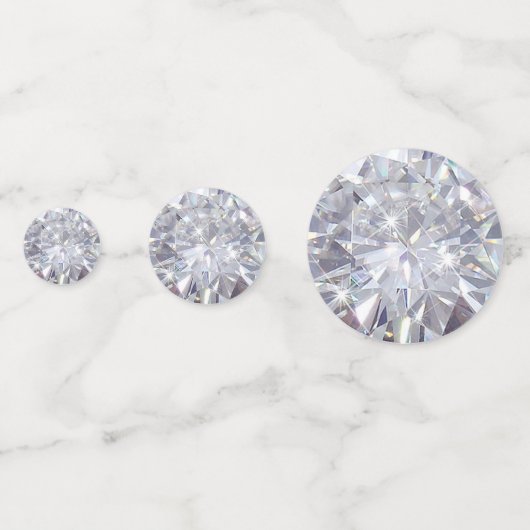 Diamant Konfetti (Rückseiten)