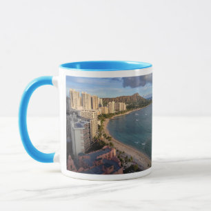 Diamant-Kopf, Waikiki Strand, Hawaii Tasse