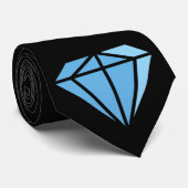 Diamant-Krawatte Krawatte (Gerollt)