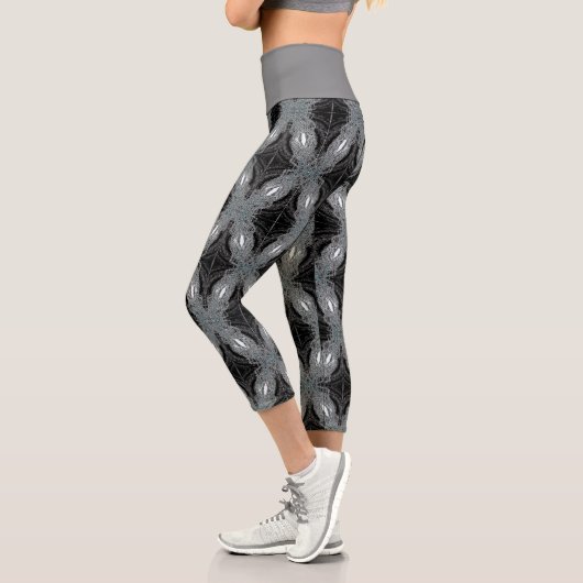 Diamant-Kreisel Capri Leggings (Links)
