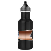 Diamant - kupfernes personalisiertes edelstahlflasche (Rechts)