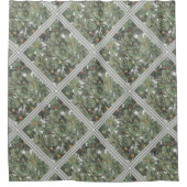 Diamant lackiertes Muster in jeder Farbe Duschvorhang (Vorderseite)