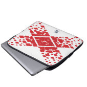 Diamant Laptopschutzhülle (Vorne Knopf)