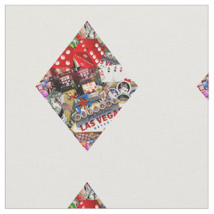 Diamant - Las Vegas Spielkartenform Stoff