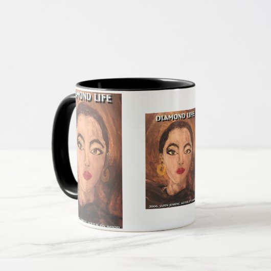 Diamant-Leben Tasse (Vorderseite Links)