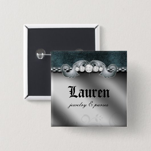 Diamant-lederne Button (Vorne & Hinten)