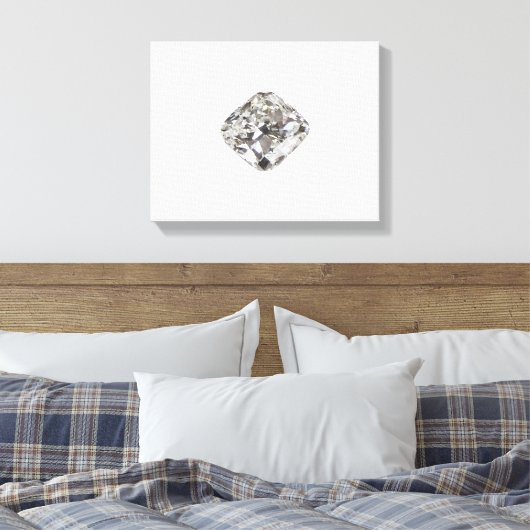 Diamant Leinwanddruck (Insitu (Schlafzimmer))
