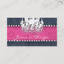 Diamant-Leuchter-Blumenrosa des Denim-n