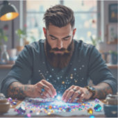 Diamant liebt alle aufkleber (Vorderseite)