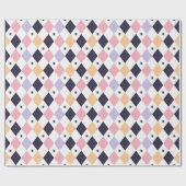 Diamant Lila rosa mit Spinnen Geschenkpapier (Flach)
