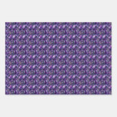 Diamant, Lila und Aquamarin Geschenkpapier Set (Vorderseite 2)