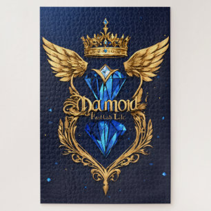 Diamant-Logo-Puzzle Luxus-Kristall-Diamant-Jigsa Puzzle