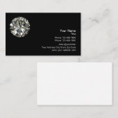 Diamant-Logo-Vorlage Visitenkarte (Vorne/Hinten)