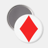 Diamant Magnet (Vorderseite/Rückseite)