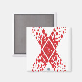 Diamant Magnet (Vorderseite/Rückseite)