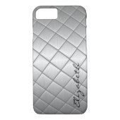 Diamant-Metallic-Edelstahlaussehen Case-Mate iPhone Hülle (Rückseite)