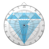 Diamant-Metallkäfig Dartscheibe (vorne)