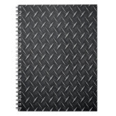 Diamant-Metallplatten-Notebook Notizblock (Vorderseite)