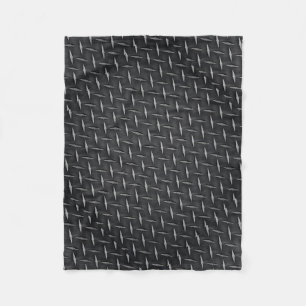 Diamant-MetallplattenFleece-Decke Fleecedecke