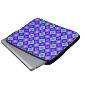 Diamant Muster #117 Laptopschutzhülle (Vorne Knopf)