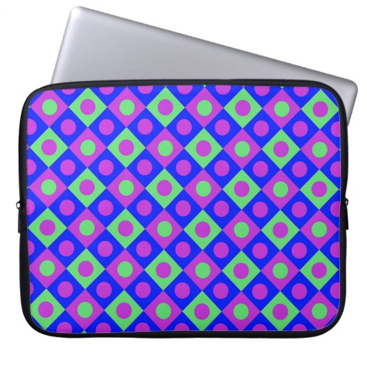 Diamant Muster #117 Laptopschutzhülle (Vorderseite)