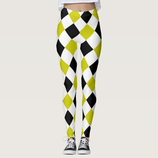 Diamant Muster #1 Leggings (Vorderseite)