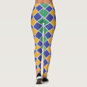 Diamant Muster #82 Leggings (Rückseite)