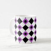 Diamant Muster #94 Kaffeetasse (Vorderseite Links)