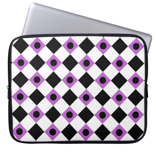 Diamant Muster #94 Laptopschutzhülle (Vorderseite)
