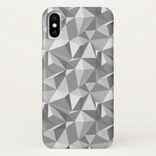 Diamant-Muster - abstraktes Polygon iPhone X Hülle
