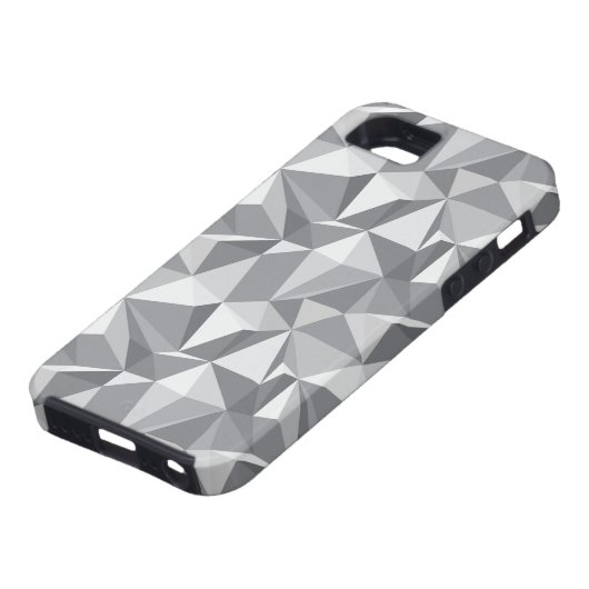 Diamant-Muster - abstraktes Polygon Case-Mate iPhone Hülle (unten)