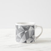 Diamant-Muster - abstraktes Polygon Espressotasse (Rechts)